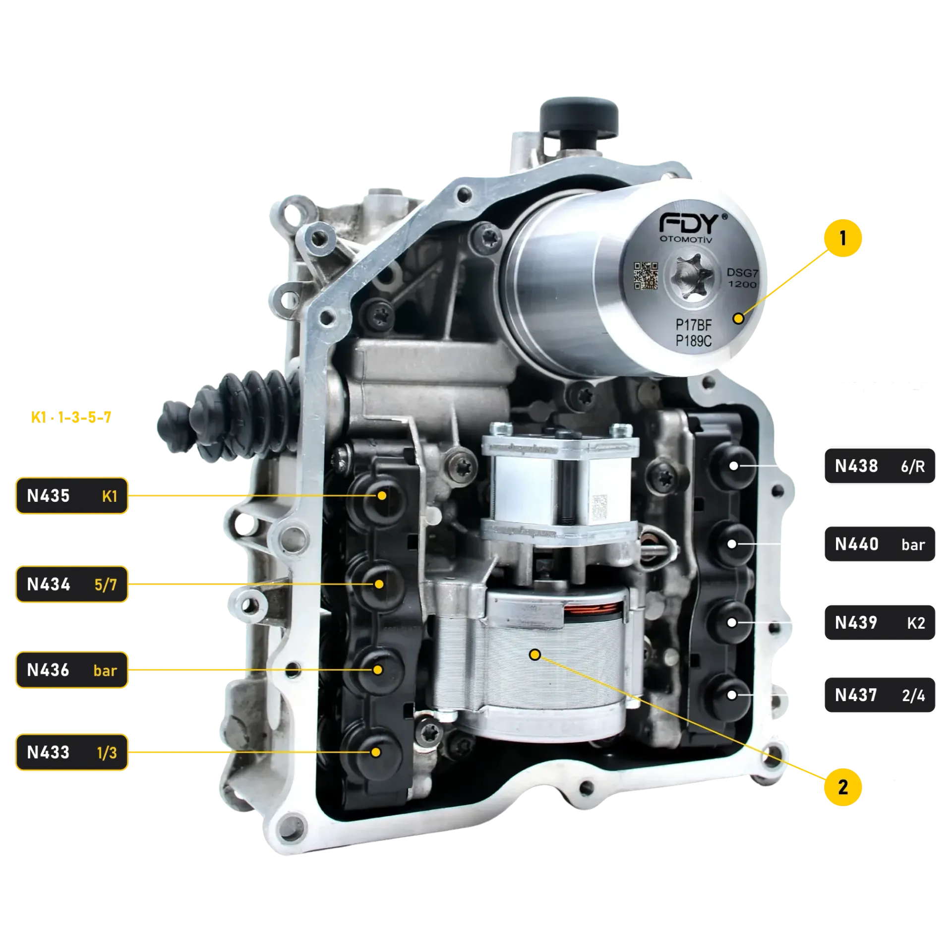 Comment fonctionne la mécatronique DQ200 : 8 électrovannes, 11 capteurs et le TCU expliqués
